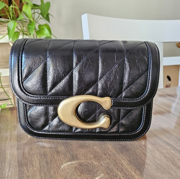 Coach Glazed Leather Idol Bag - Picture 1 of 9